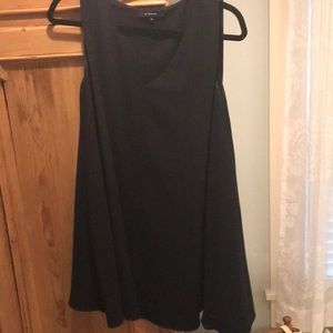 Black Polyester sleeveless dress
